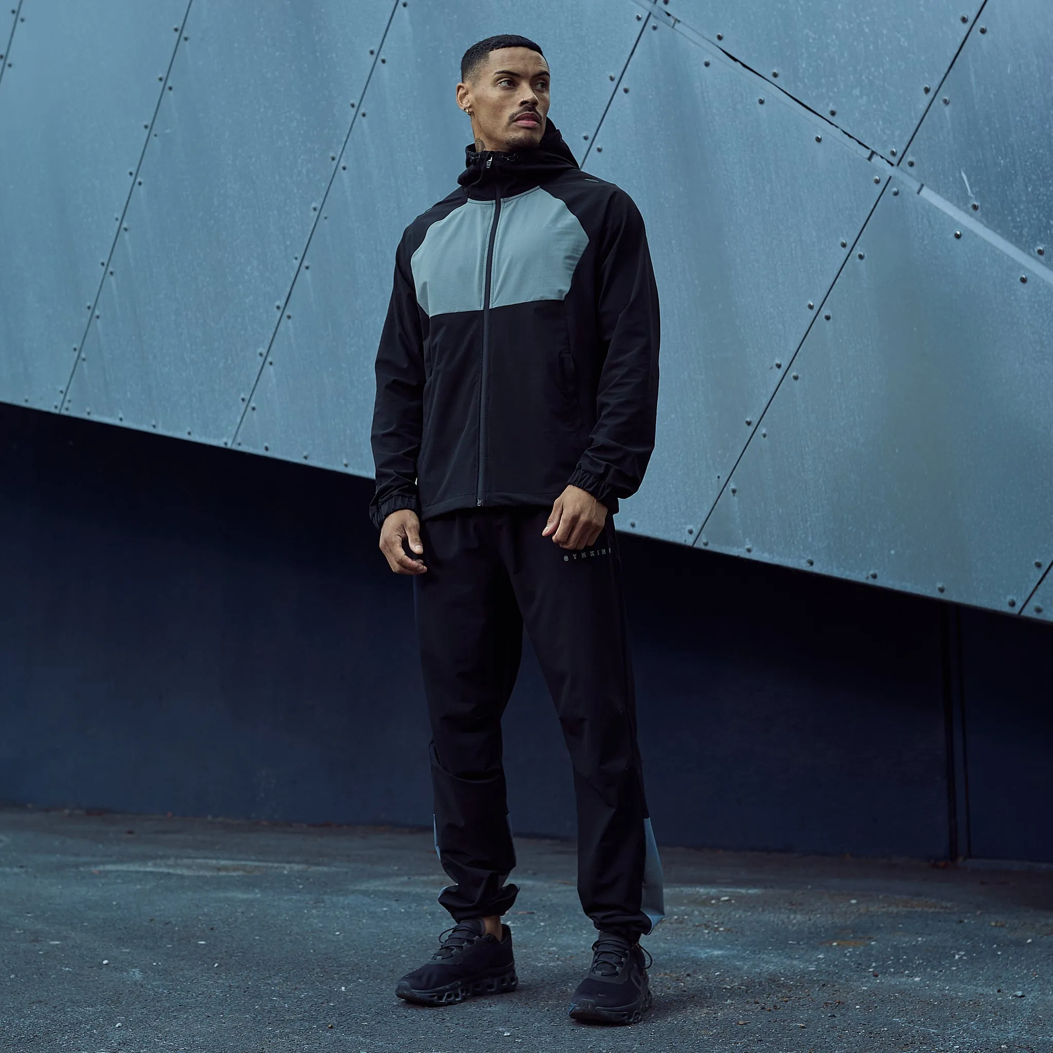 Gym King React Woven Tracksuit - Black sold by The Gym King product image thumbnail 2