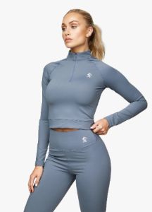 Gym King Sport 365 Ls 1/4 Zip - Denim sold by The Gym King