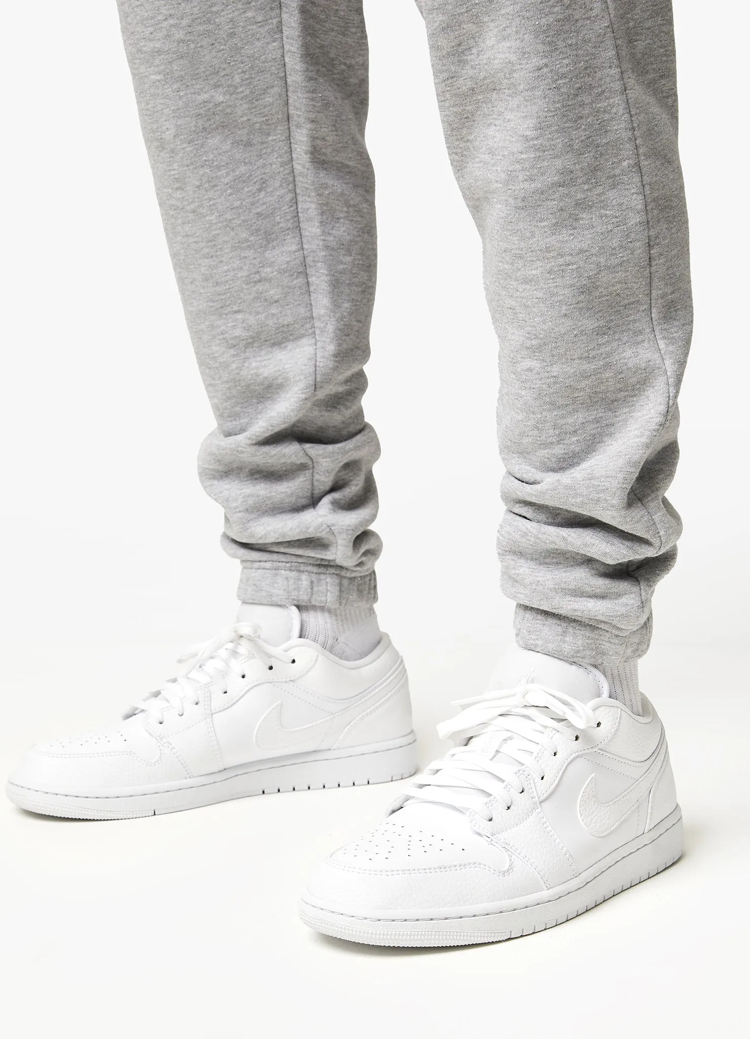 Gym King Oversized Logo Jogger - Light Grey Marl sold by The Gym King product image thumbnail 5