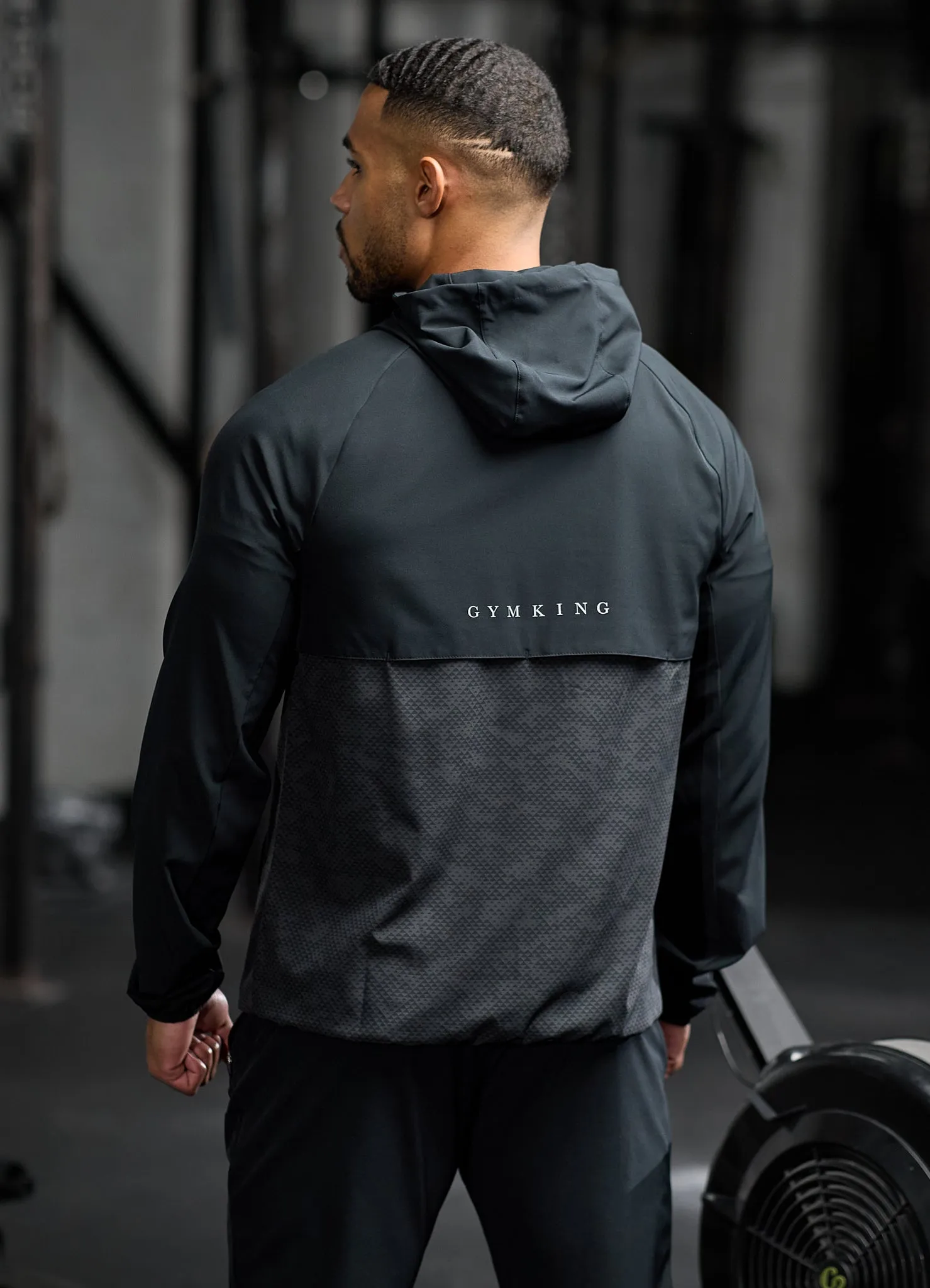 Gym King Enigma Full Zip Hood Tracksuit - Black sold by The Gym King product image thumbnail 4