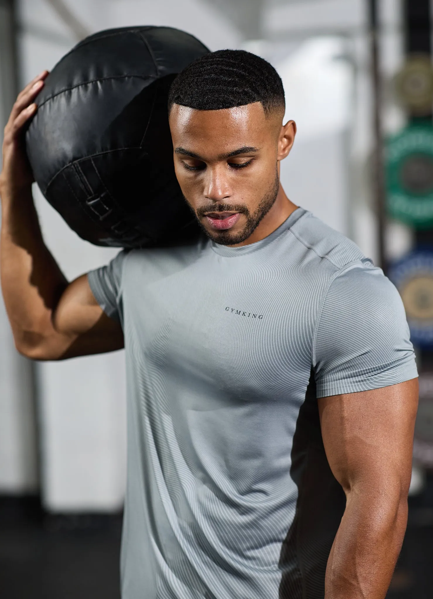 Gym King Enigma Abstract Tee - Urban Grey sold by The Gym King product image thumbnail 3