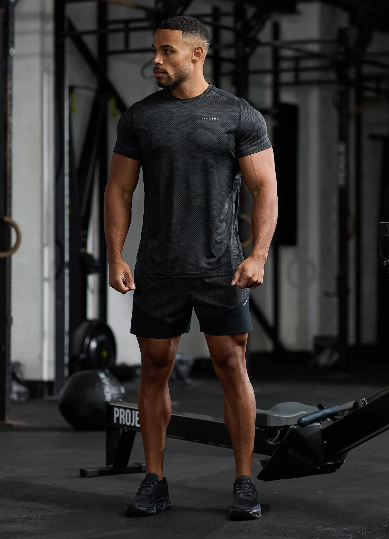 Gym King Enigma AOP Tee - Black sold by The Gym King product image thumbnail 5