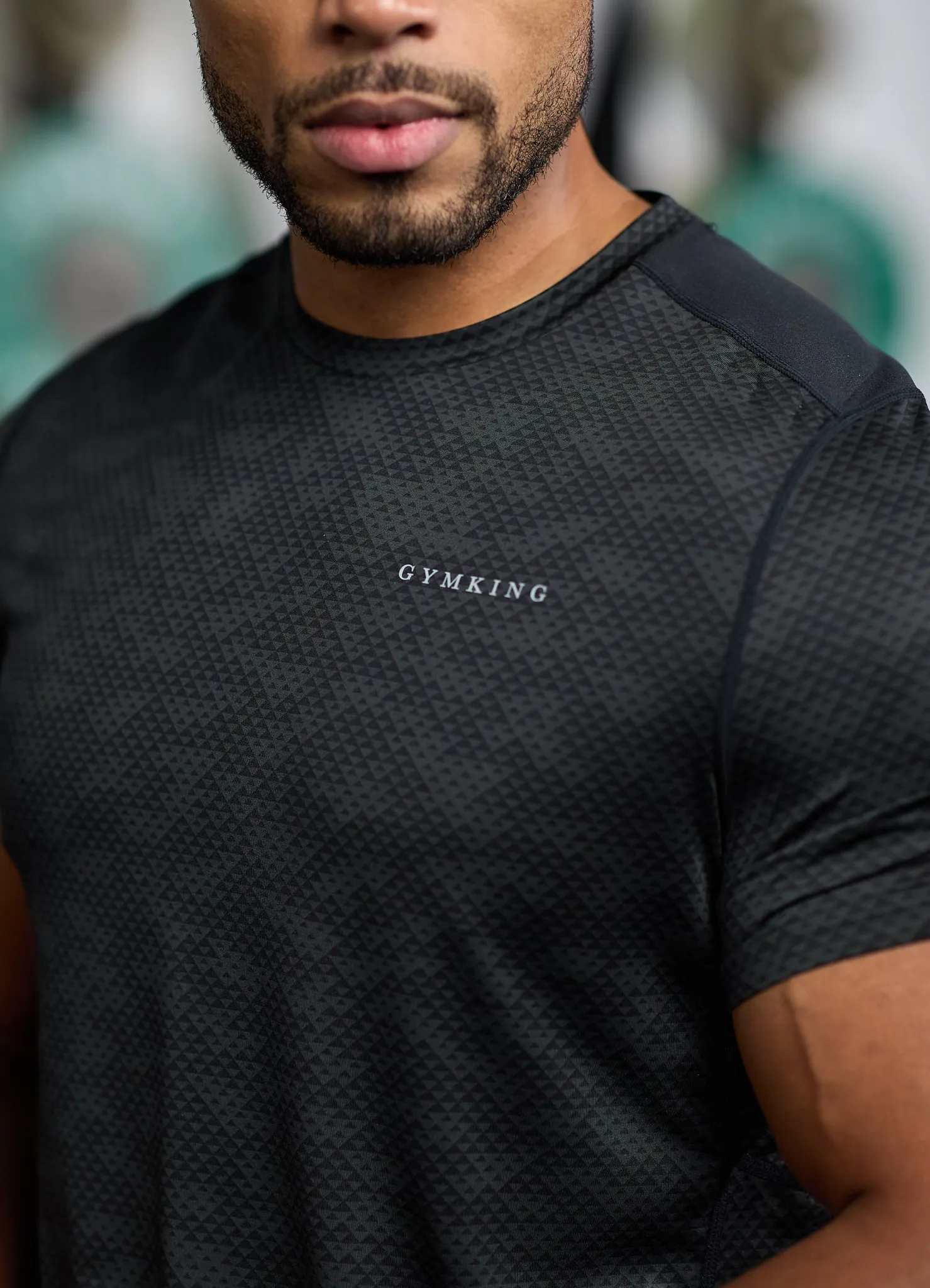 Gym King Enigma AOP Tee - Black sold by The Gym King product image thumbnail 4