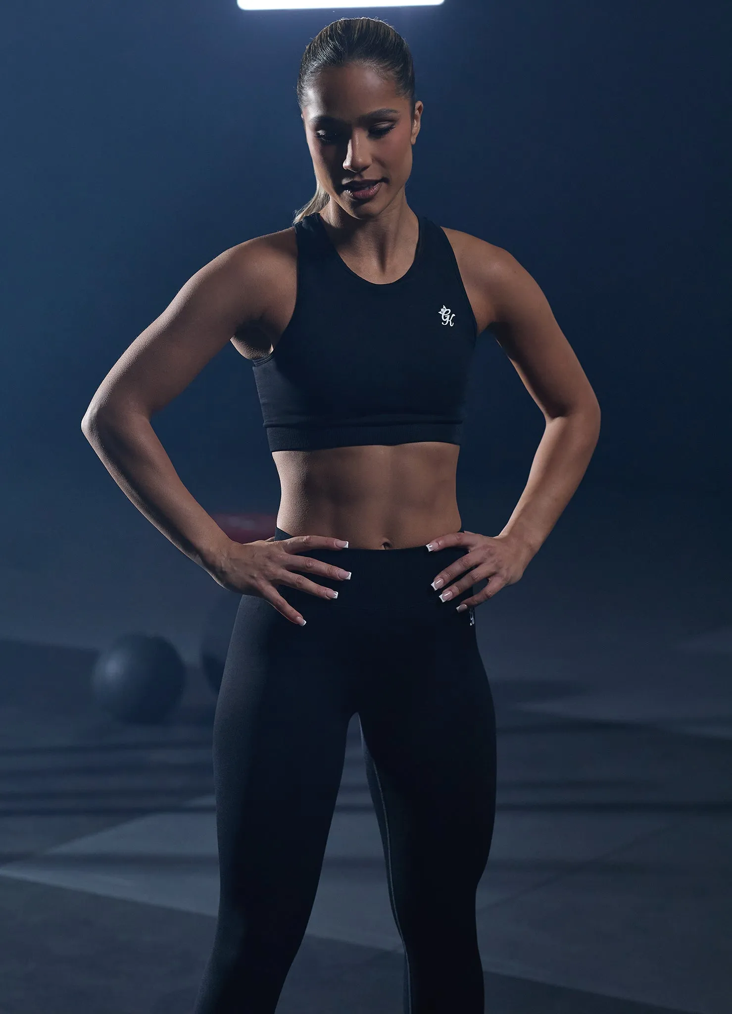 Gym King Elevate Seamless Tank - Black sold by The Gym King product image thumbnail 4