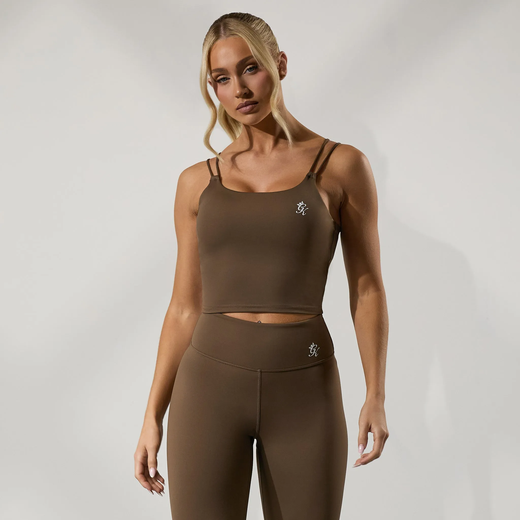 Gym King 365 Long Line Tank - Maple Brown sold by The Gym King product image thumbnail 2