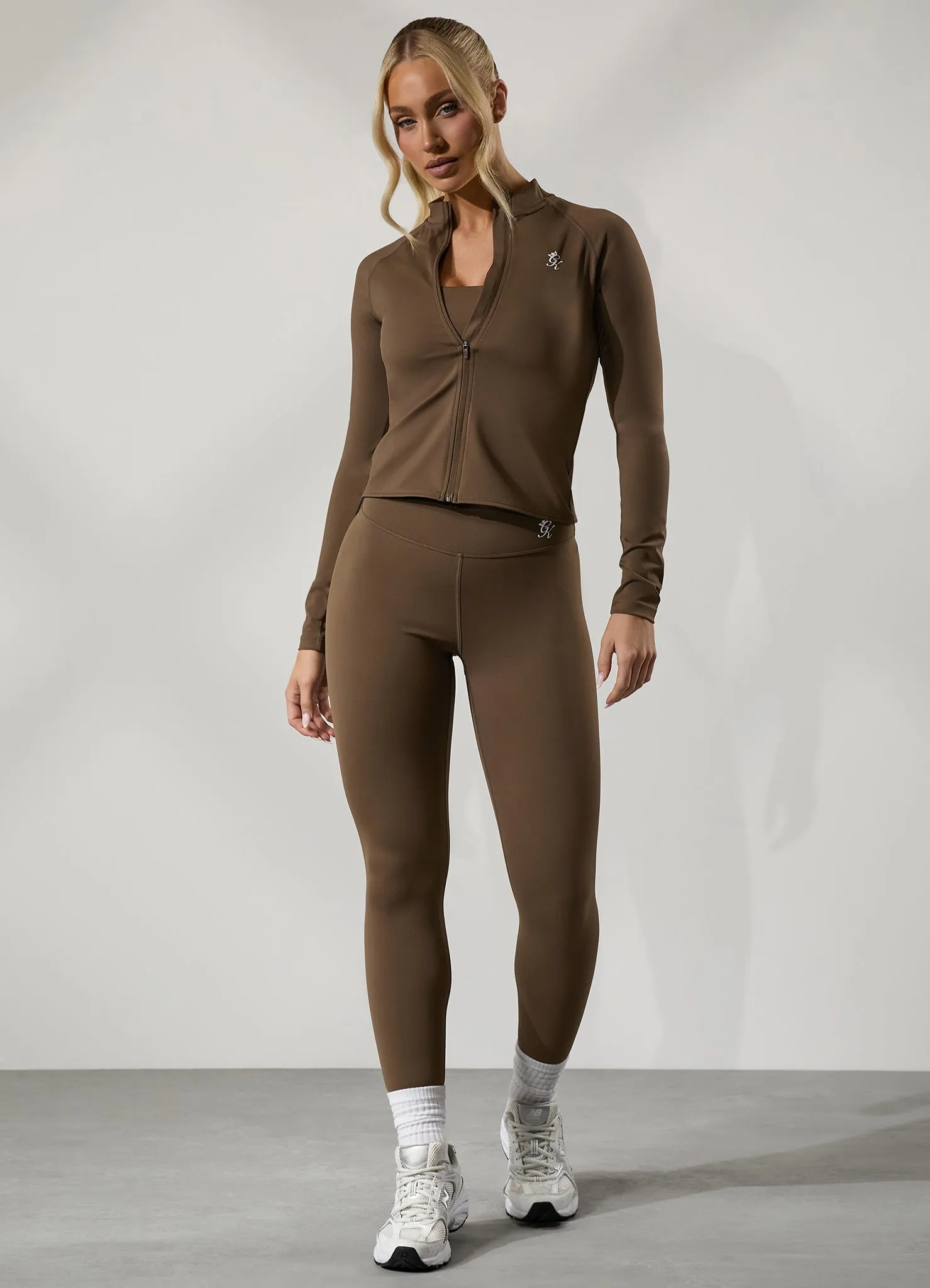 Gym King 365 Full Zip Funnel - Maple Brown sold by The Gym King product image thumbnail 4