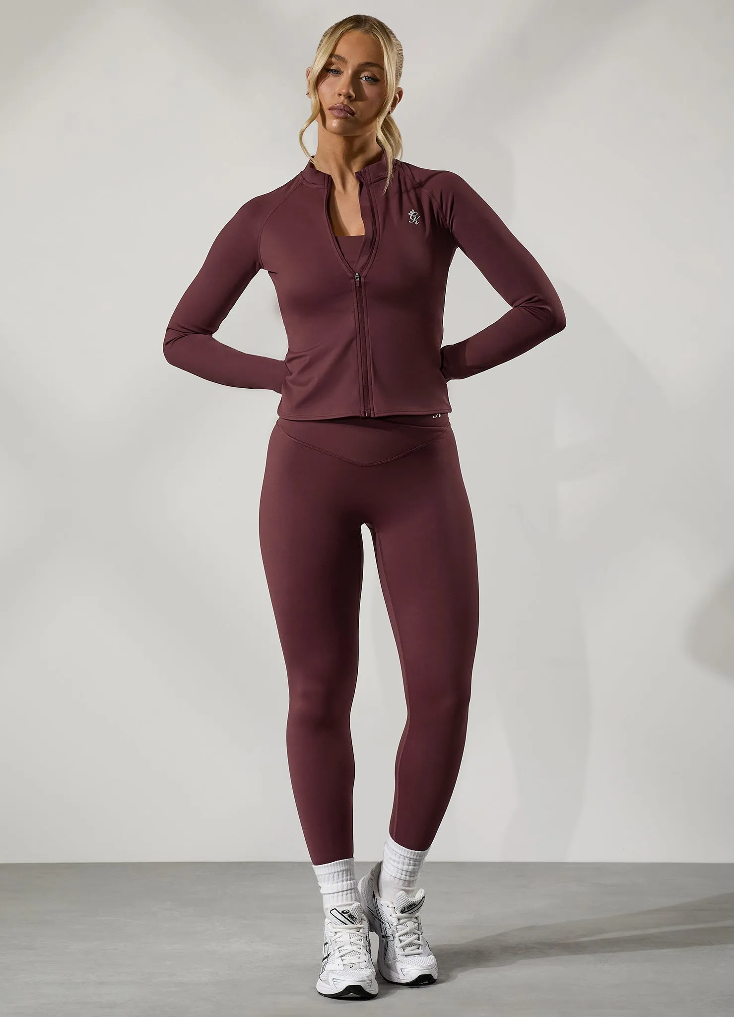 Gym King 365 Full Zip Funnel - Burgundy sold by The Gym King product image thumbnail 4