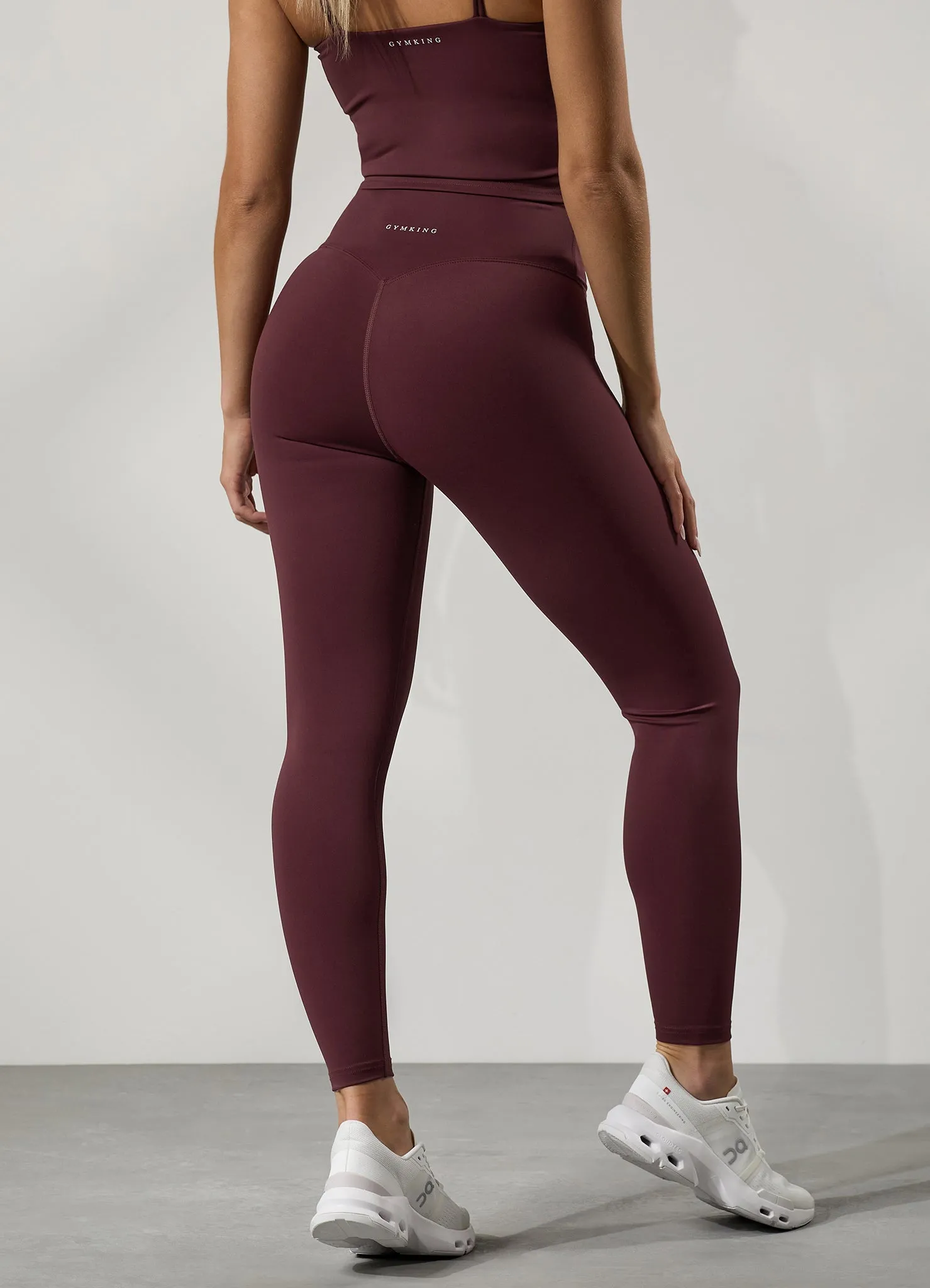 Gym King 365 Legging - Burgundy sold by The Gym King product image thumbnail 3