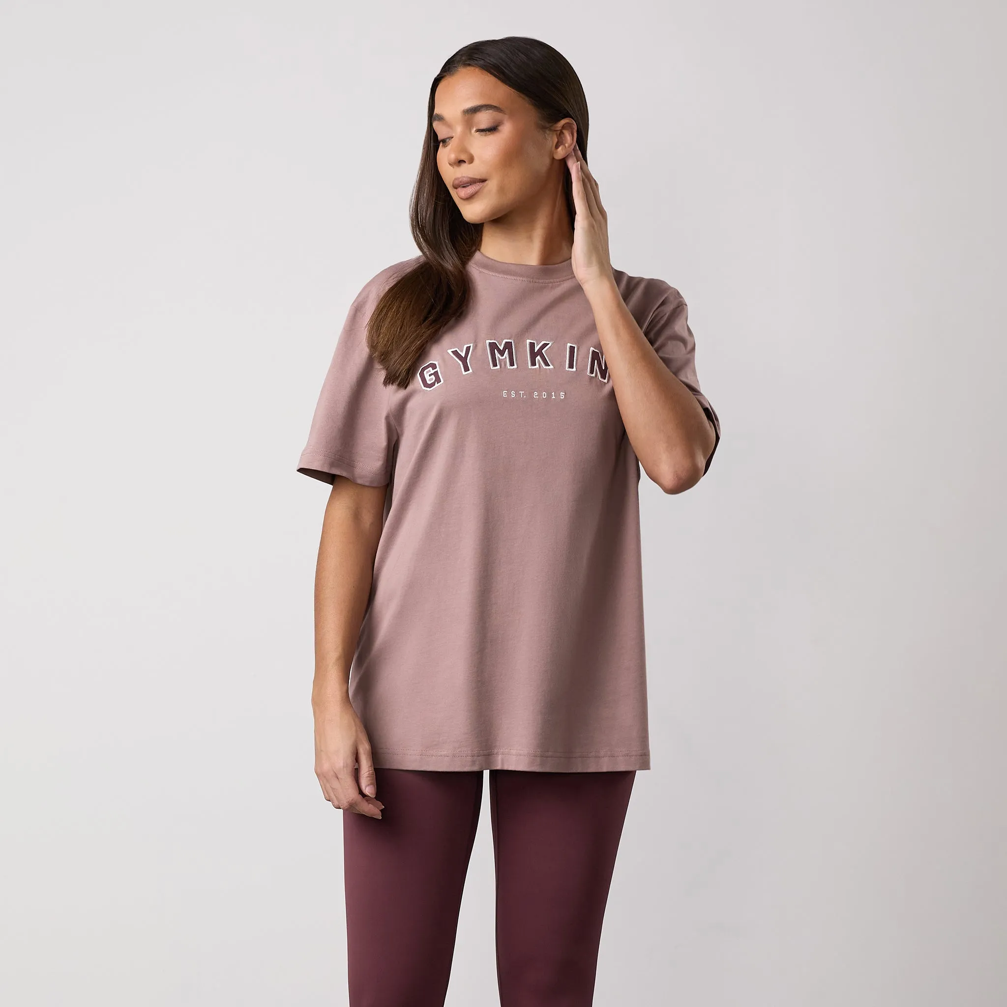 Gym King Shadow Jersey BF Tee - Fawn sold by The Gym King product image thumbnail 2