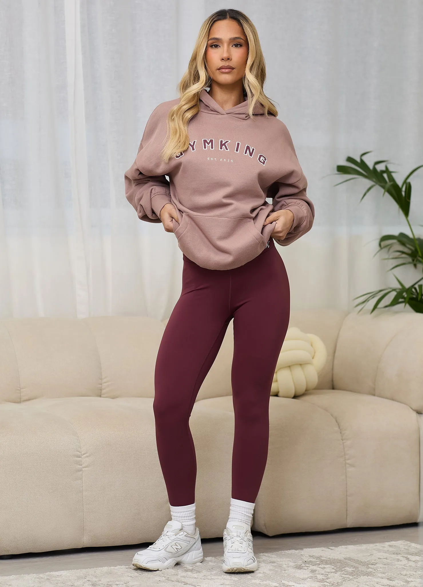 Gym King Shadow Oversized Hood - Fawn sold by The Gym King product image thumbnail 4