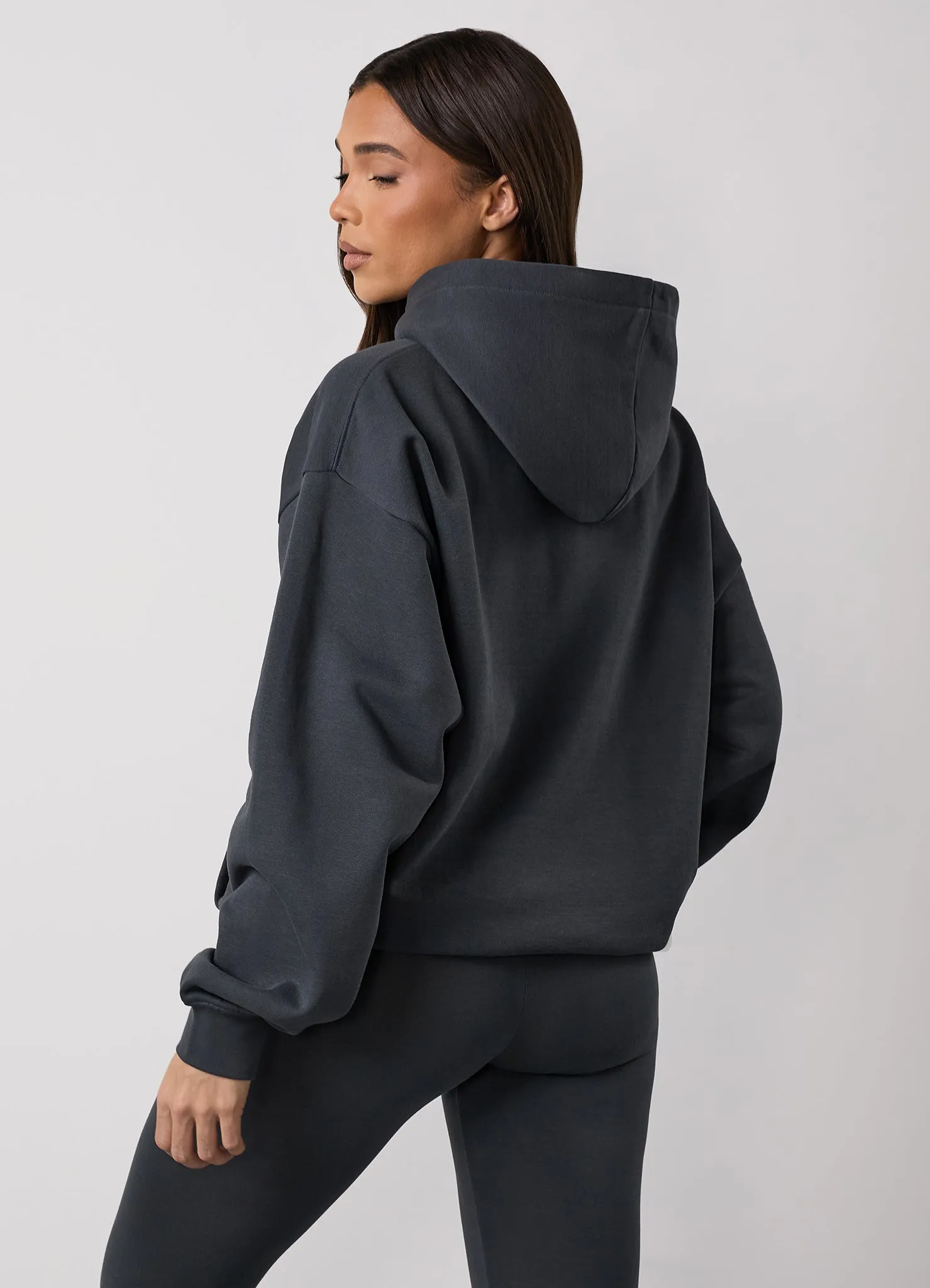 Gym King Shadow Oversized Hood Tracksuit - Oyster Grey sold by The Gym King product image thumbnail 4