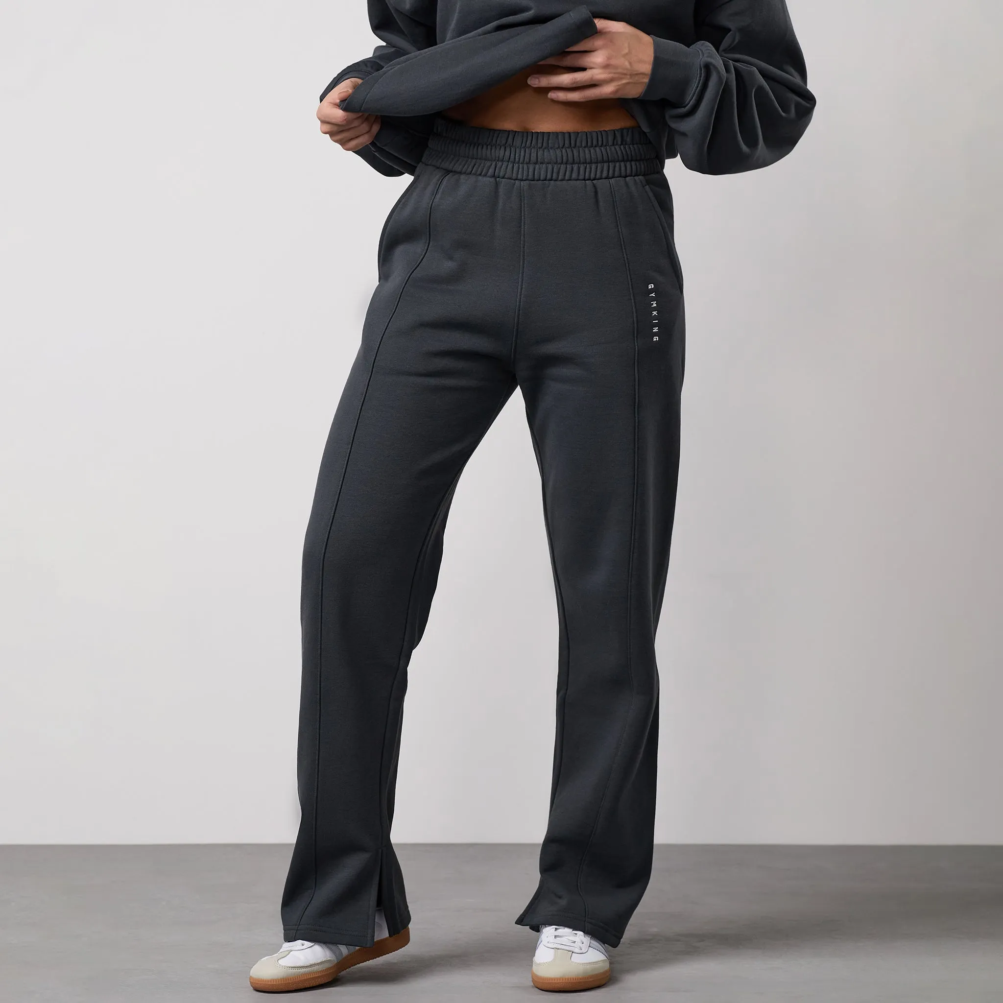 Gym King Shadow Straight Leg Jogger - Oyster Grey sold by The Gym King product image thumbnail 2