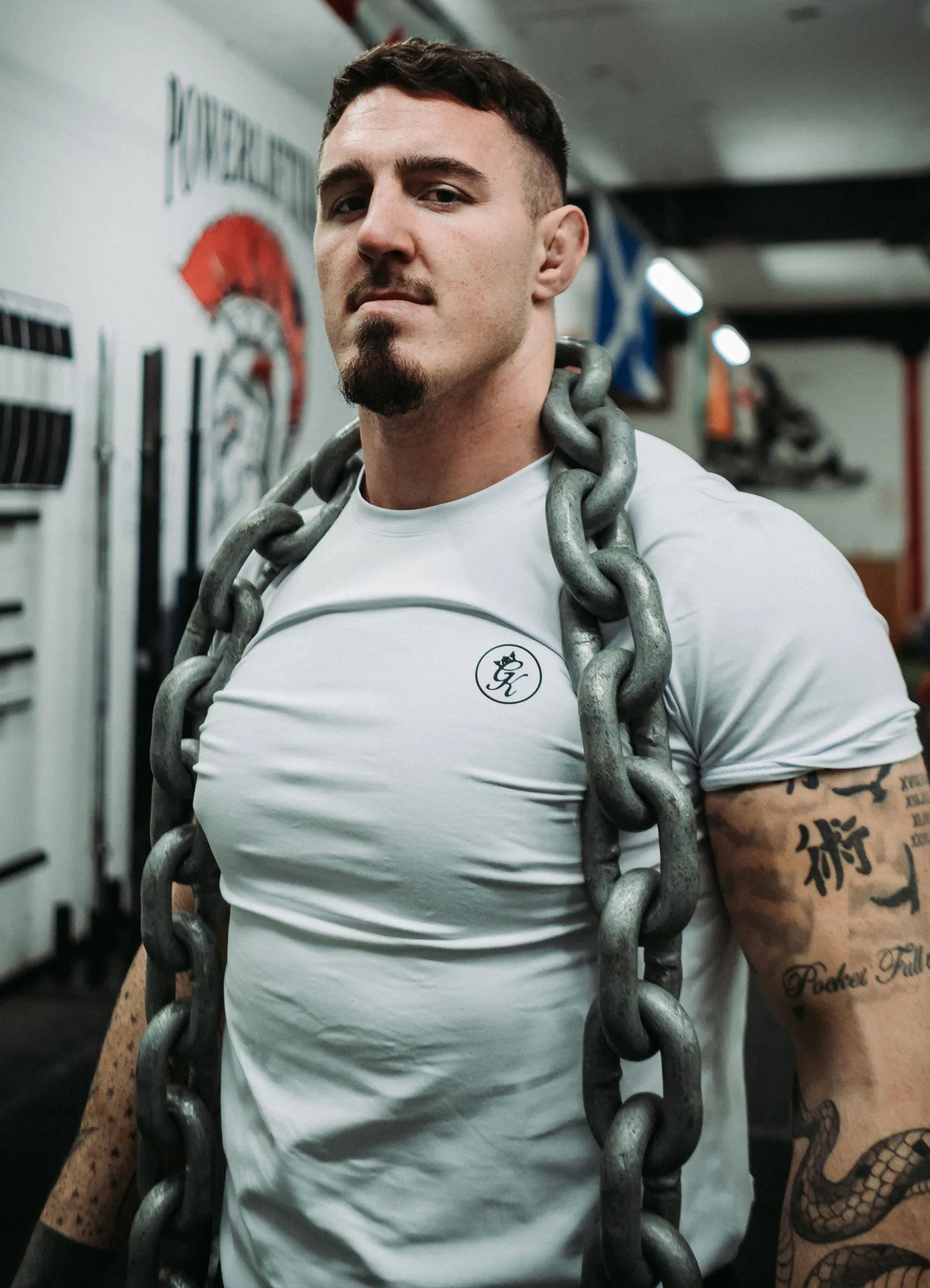 Gym King Nothing Beats Belief Tee - White sold by The Gym King product image thumbnail 3