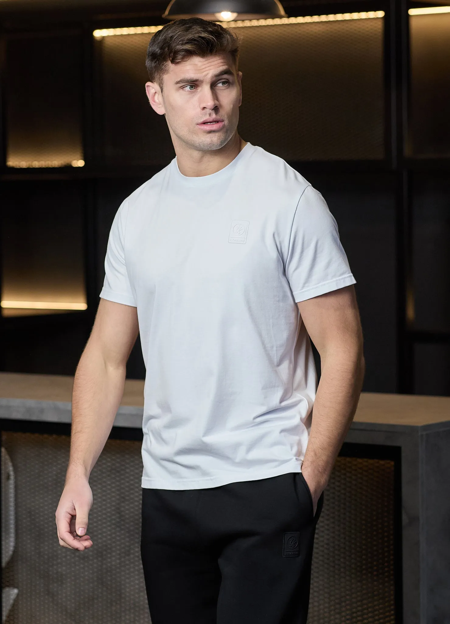 Gym King Emblem Tee - White sold by The Gym King