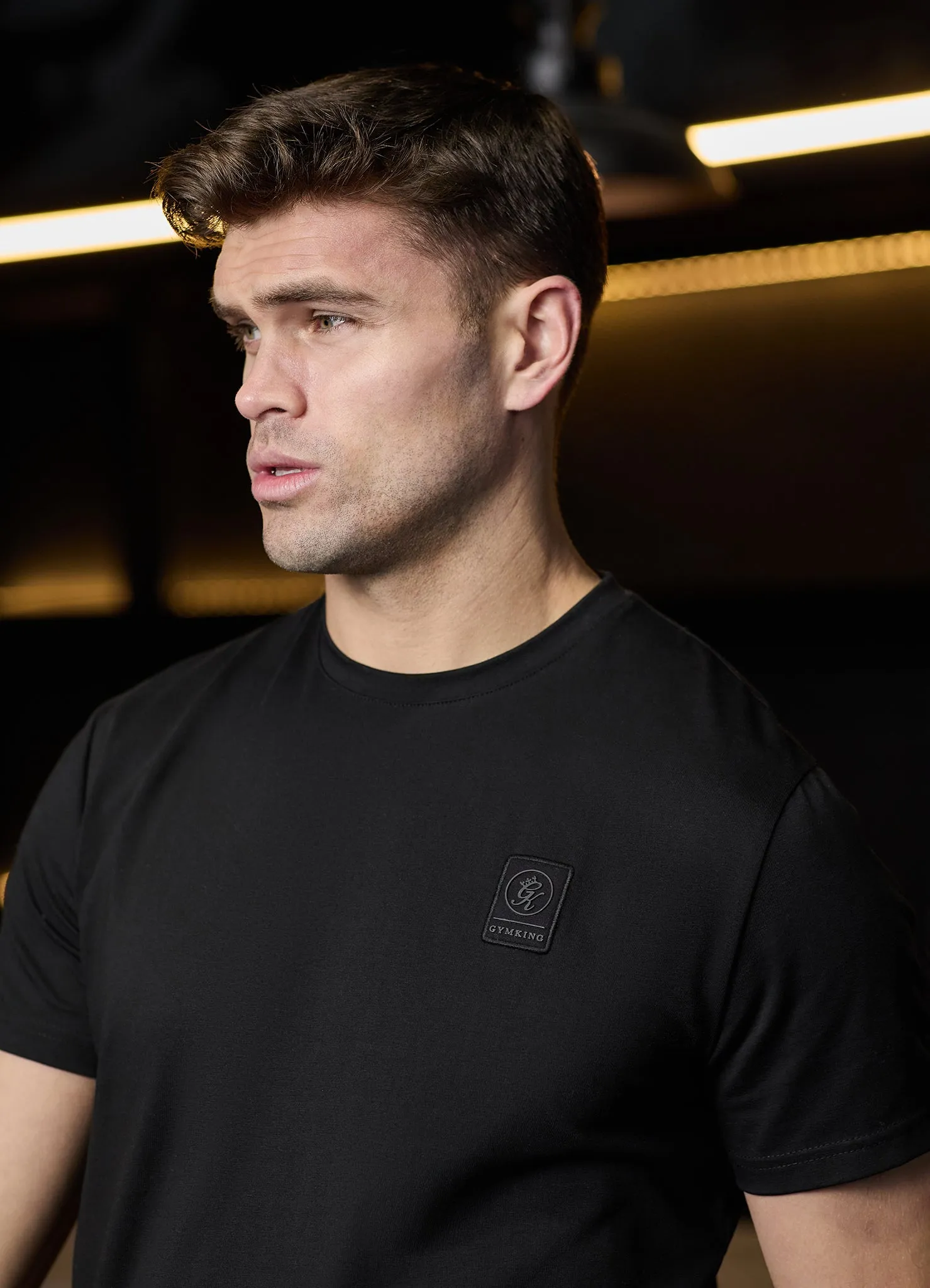 Gym King Emblem Tee - Black sold by The Gym King product image thumbnail 3