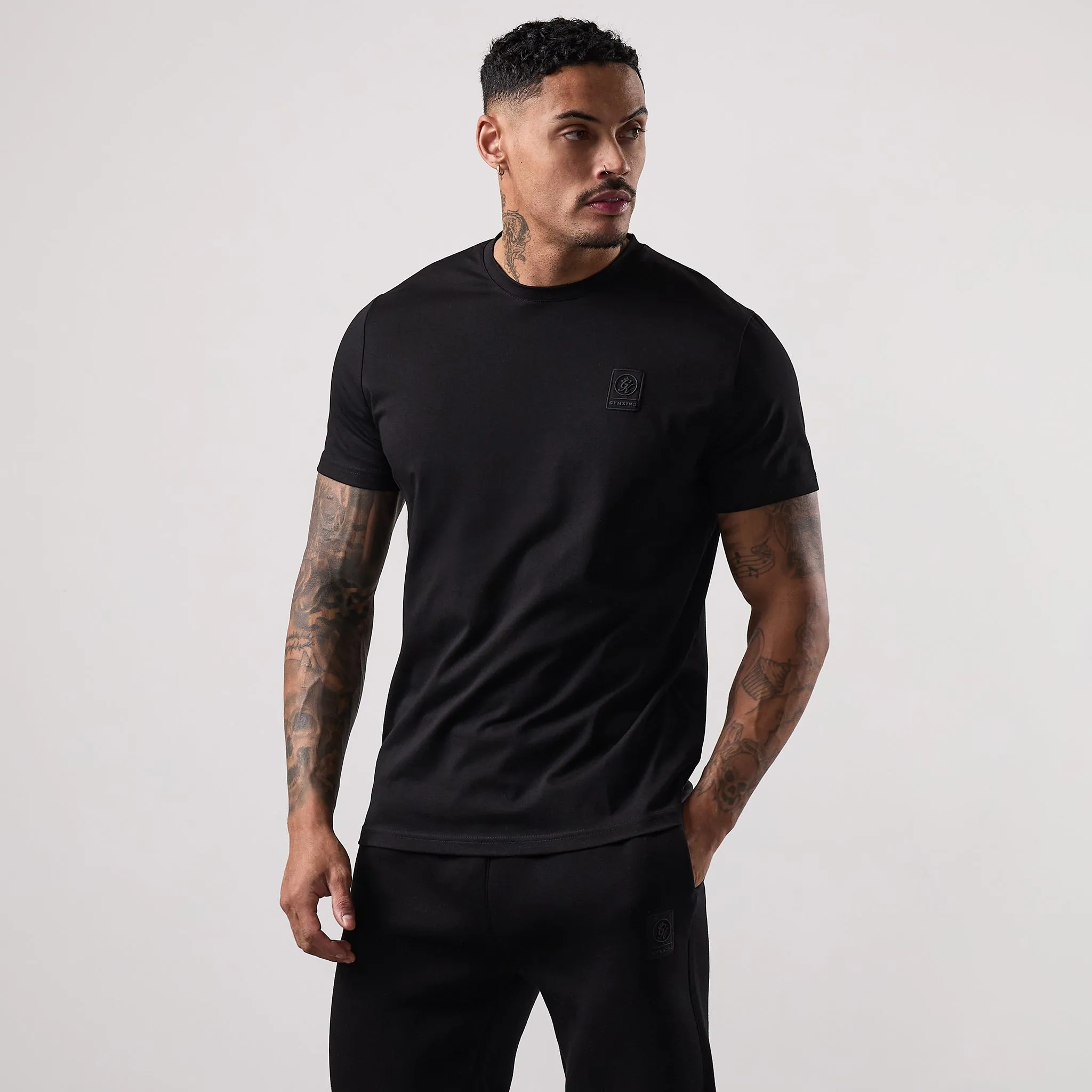 Gym King Emblem Tee - Black sold by The Gym King product image thumbnail 2