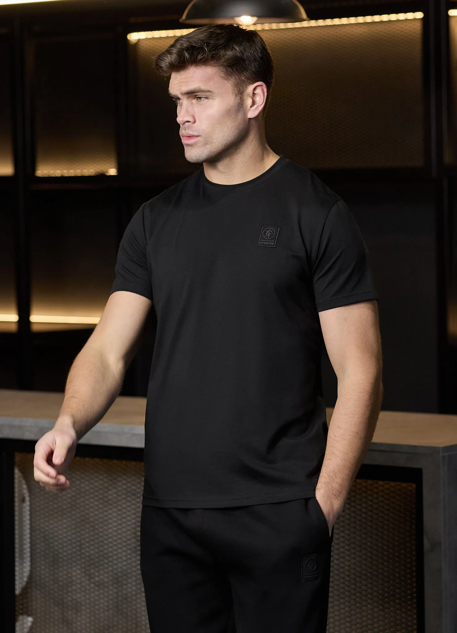 Gym King Emblem Tee - Black sold by The Gym King product image thumbnail 4