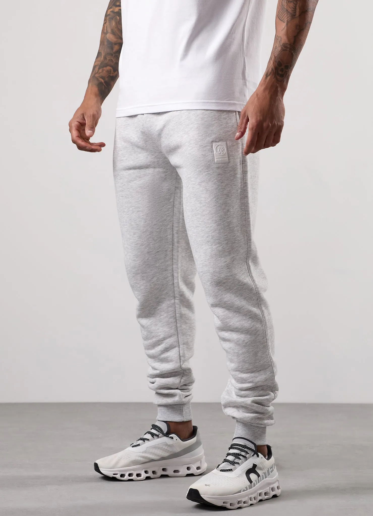 Gym King Emblem Jogger - Snow Marl sold by The Gym King product image thumbnail 4