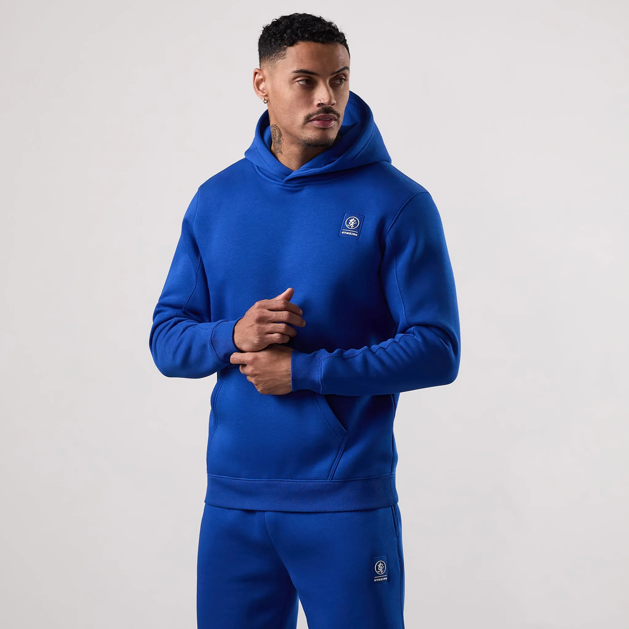 Gym King Emblem Fleece Hood - Royal Blue sold by The Gym King product image thumbnail 2
