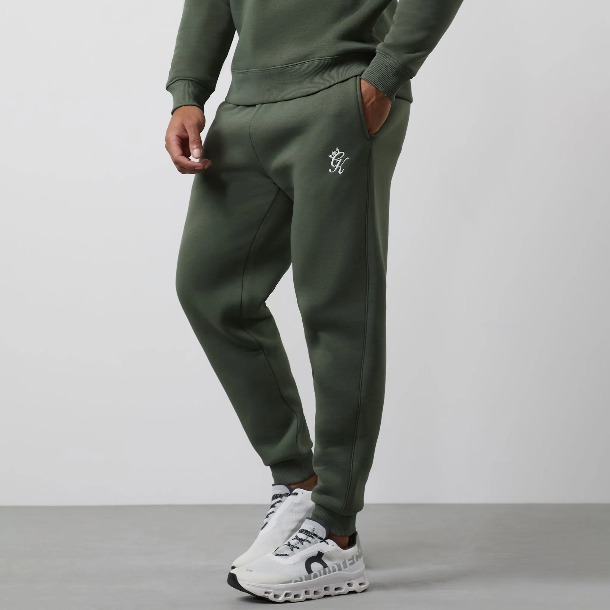 Gym King Fundamental Fleece Jogger - Deep Olive sold by The Gym King product image thumbnail 2