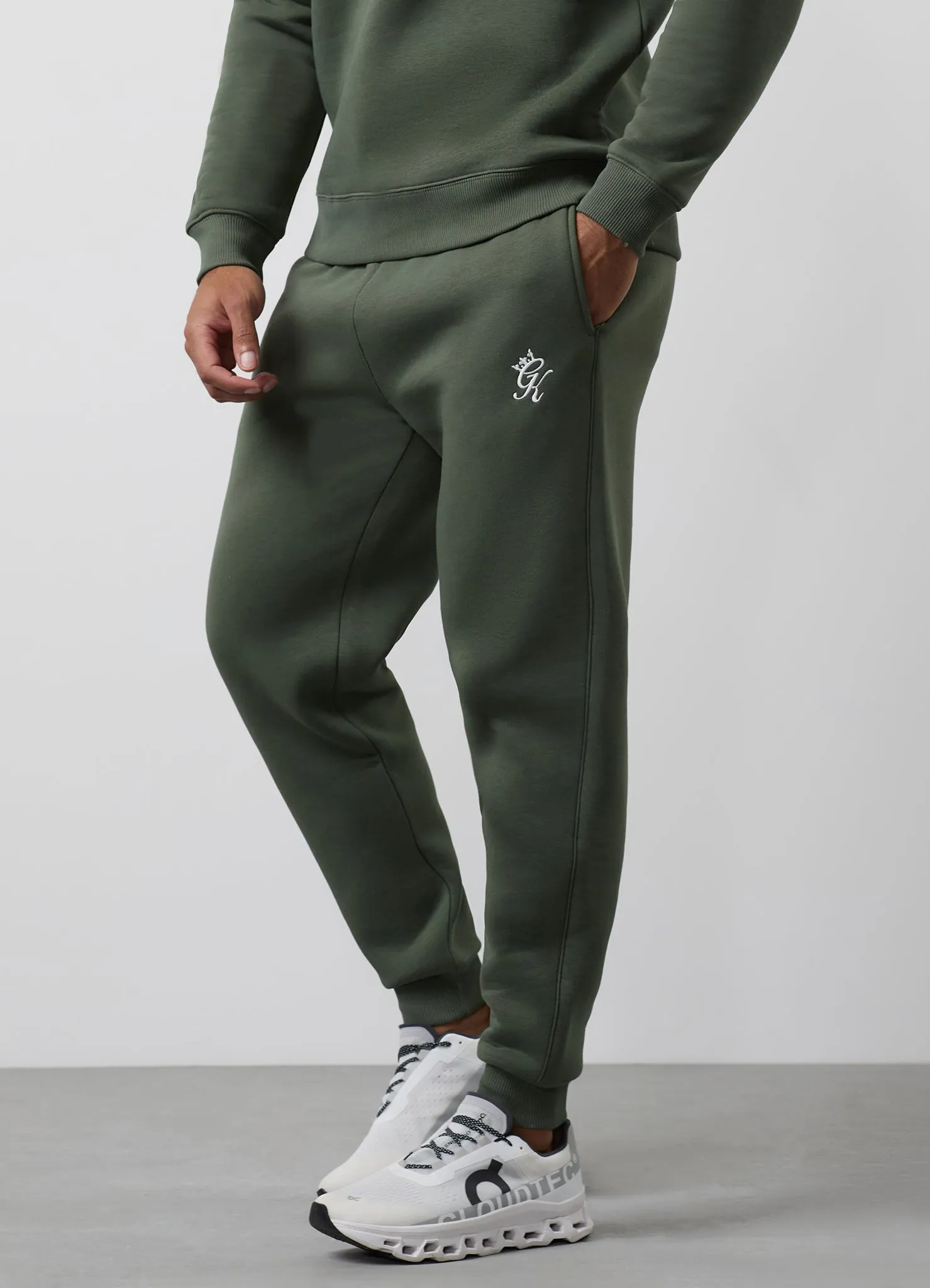 Gym King Fundamental Fleece Jogger - Deep Olive sold by The Gym King product image thumbnail 4