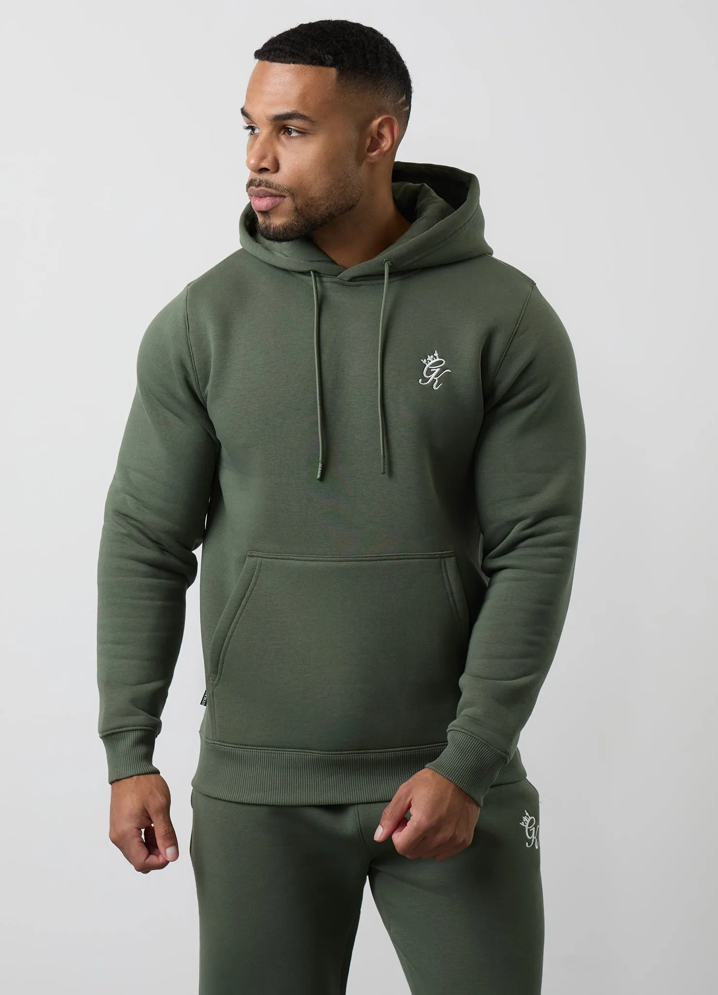 Gym King Fundamental Fleece Hood - Deep Olive sold by The Gym King product image thumbnail 5