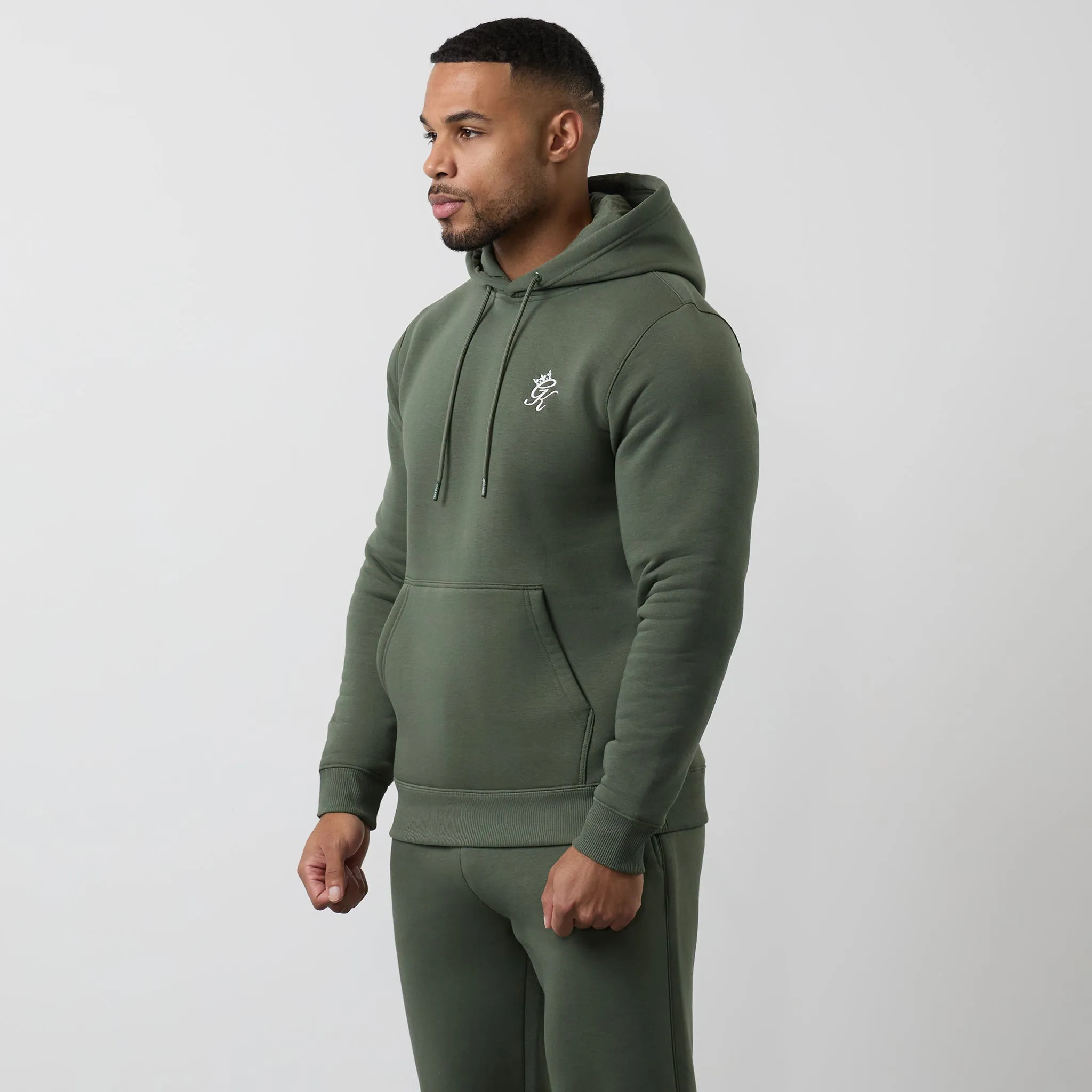 Gym King Fundamental Fleece Hood - Deep Olive sold by The Gym King product image thumbnail 2