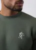 Gym King Fundamental Fleece Crew - Deep Olive sold by The Gym King