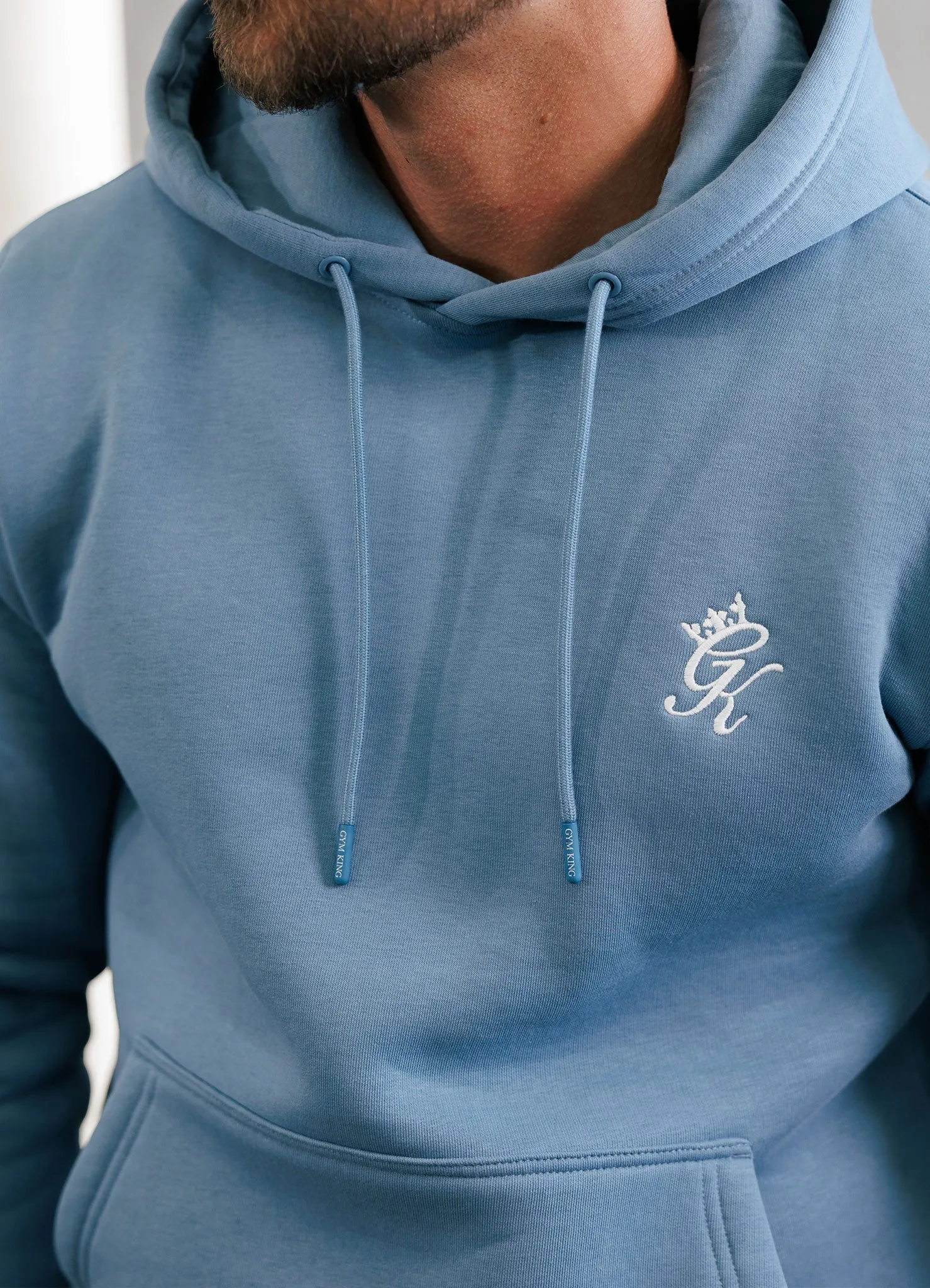 Gym King Fundamental Fleece Hood Tracksuit - Blue Shadow sold by The Gym King product image thumbnail 4