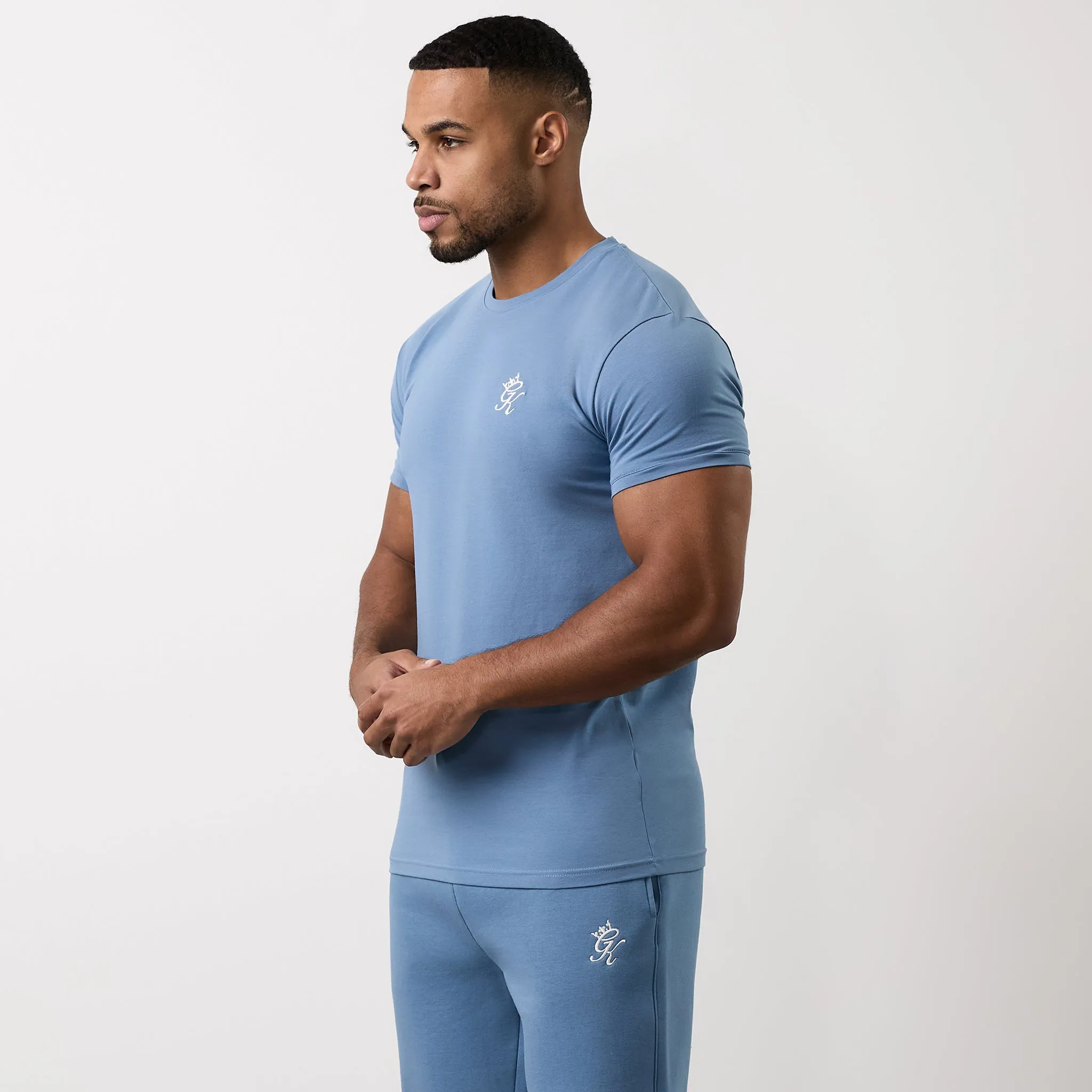 Gym King Fundamental Jersey Tee - Blue Shadow sold by The Gym King product image thumbnail 2
