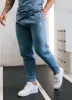 Gym King Fundamental Fleece Crew Tracksuit - Blue Shadow sold by The Gym King