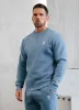 Gym King Fundamental Fleece Crew Tracksuit - Blue Shadow sold by The Gym King