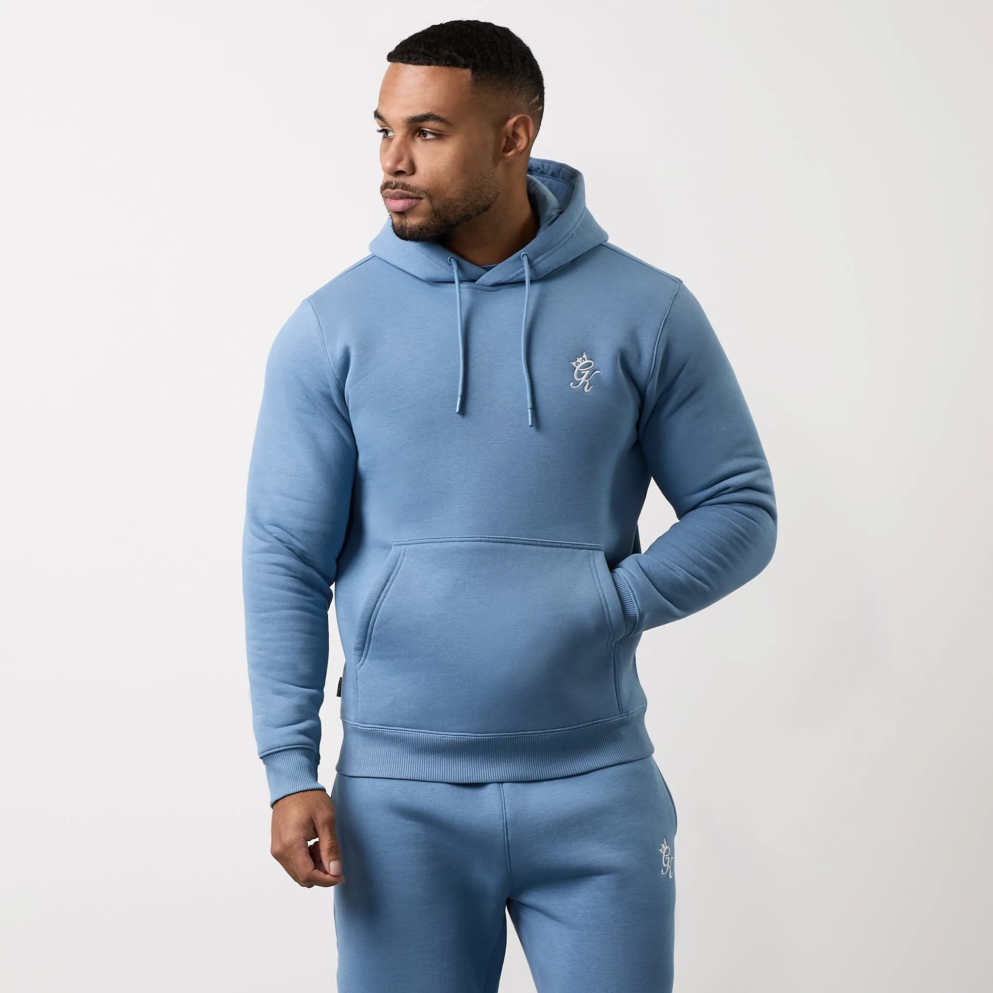 Gym King Fundamental Fleece Hood - Blue Shadow sold by The Gym King product image thumbnail 2