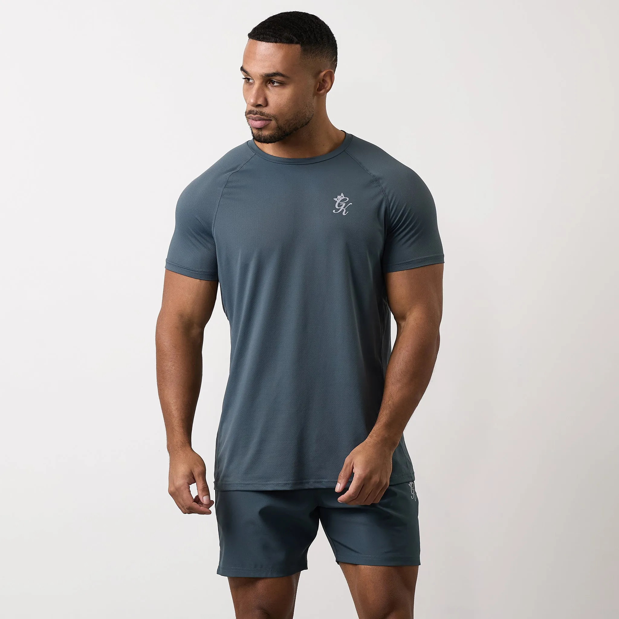 Gym King Energy Tee - Dark Slate Grey sold by The Gym King product image thumbnail 2