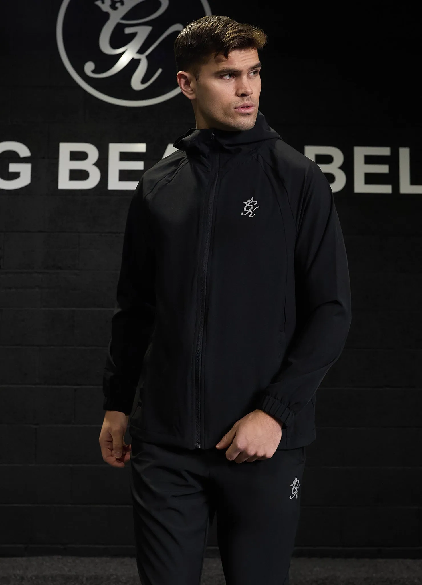 Gym King Flex 2.0 Full Zip Hood - Black sold by The Gym King