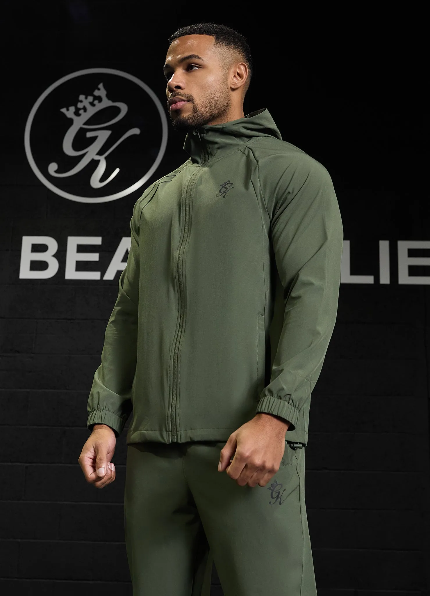 Gym King Flex 2.0 Full Zip Hood - Green sold by The Gym King product image thumbnail 4