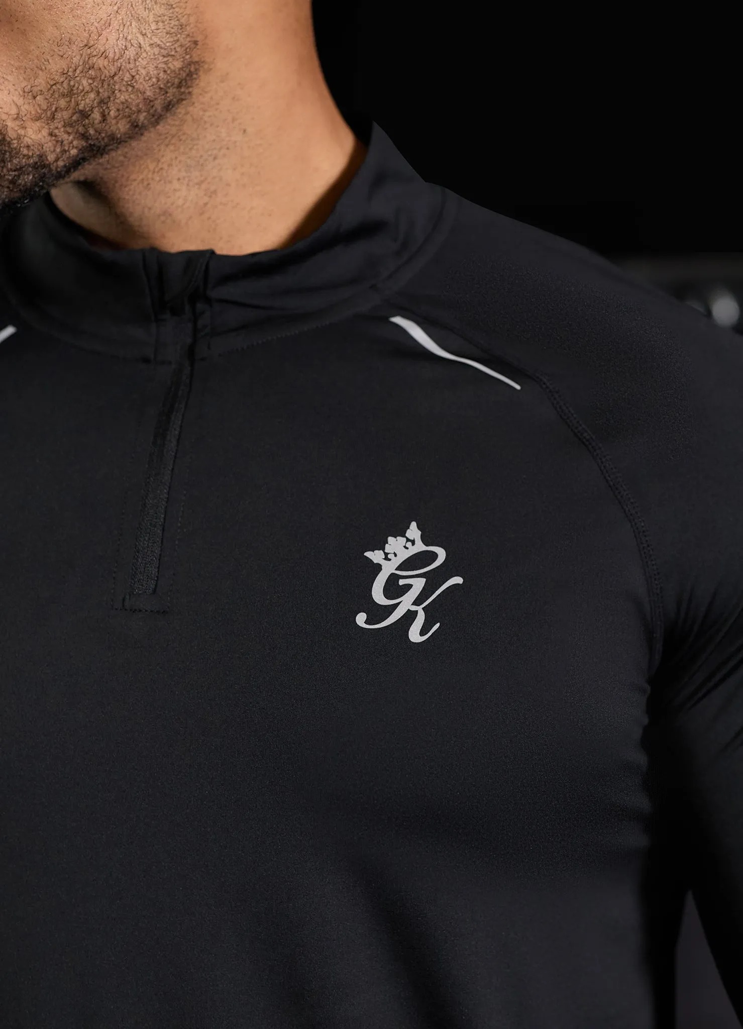 Gym King Flex 2.0 1/4 Zip Funnel - Black sold by The Gym King product image thumbnail 3