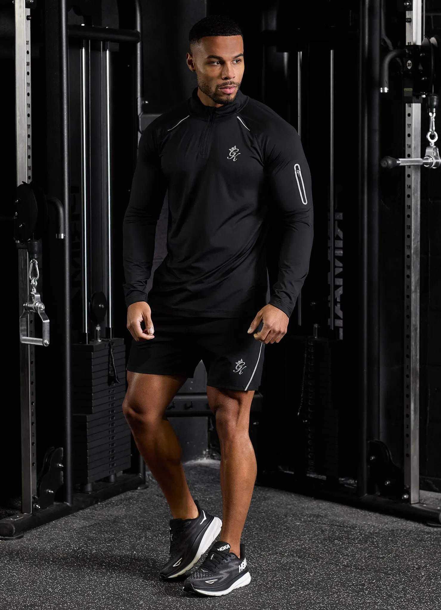 Gym King Flex 2.0 1/4 Zip Funnel - Black sold by The Gym King product image thumbnail 5