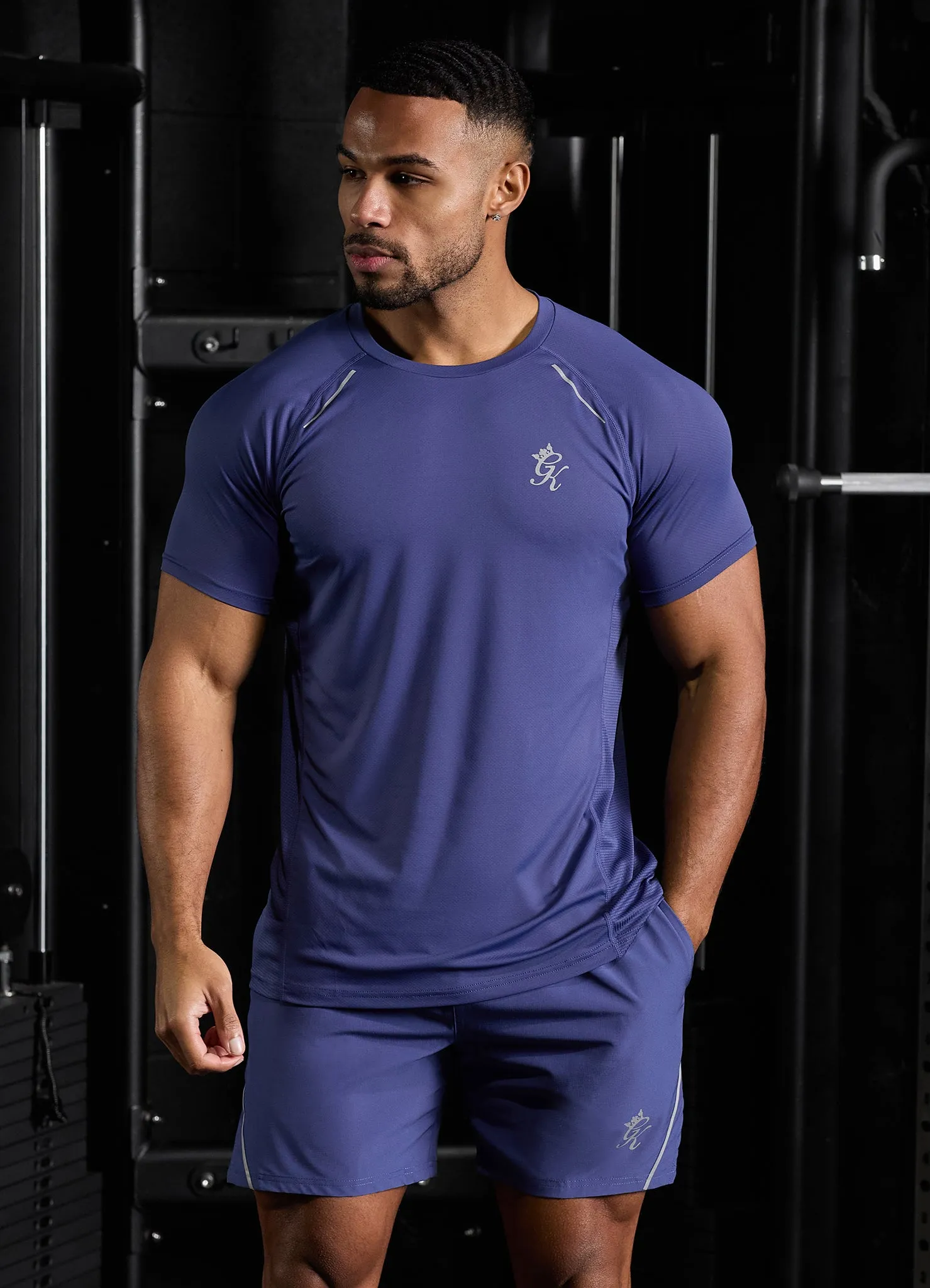 Gym King Flex 2.0 Tee - Twilight Blue sold by The Gym King