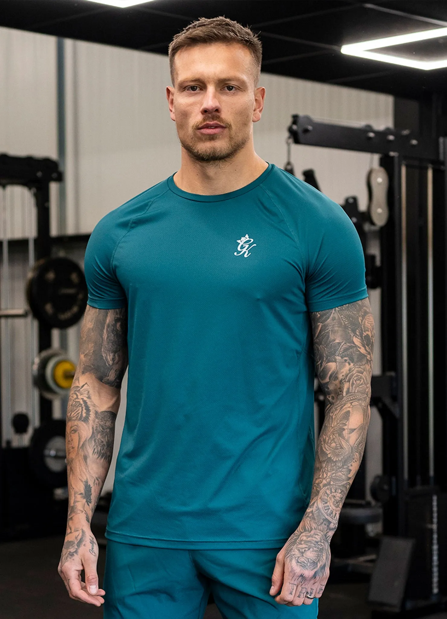 Gym King Energy Tee - Deep Pine sold by The Gym King