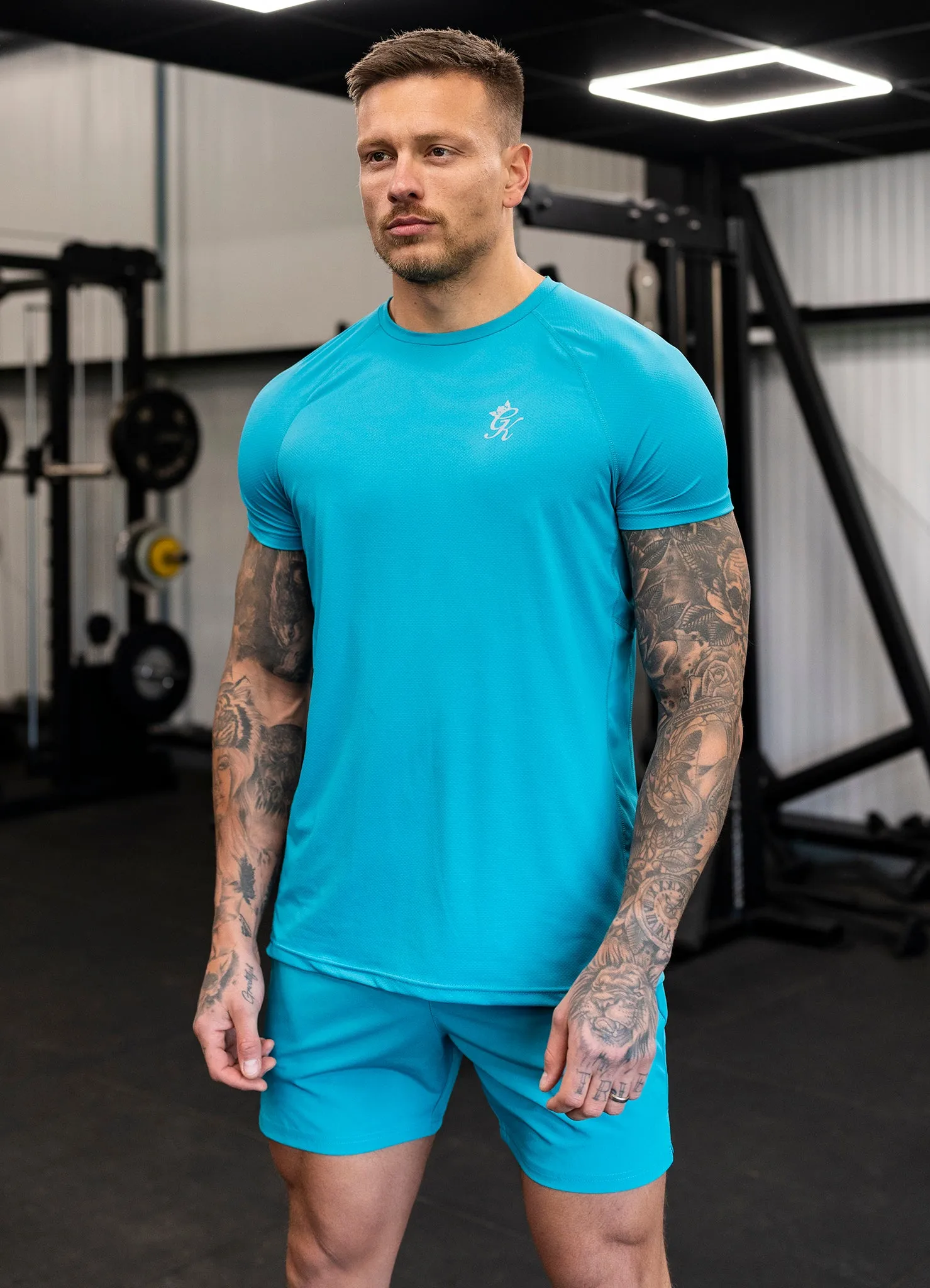 Gym King Energy Tee - Ocean Teal sold by The Gym King