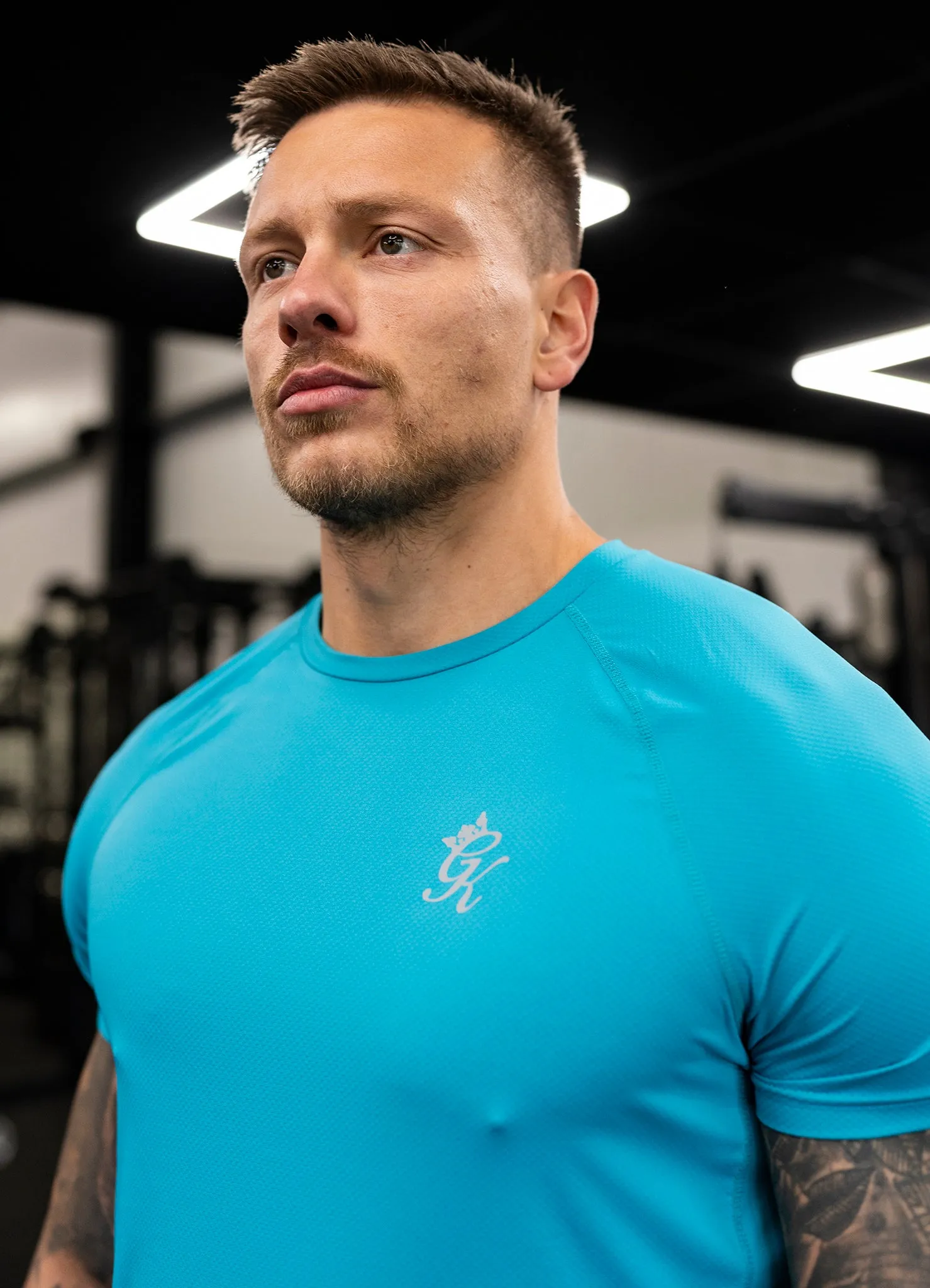 Gym King Energy Tee - Ocean Teal sold by The Gym King product image thumbnail 4