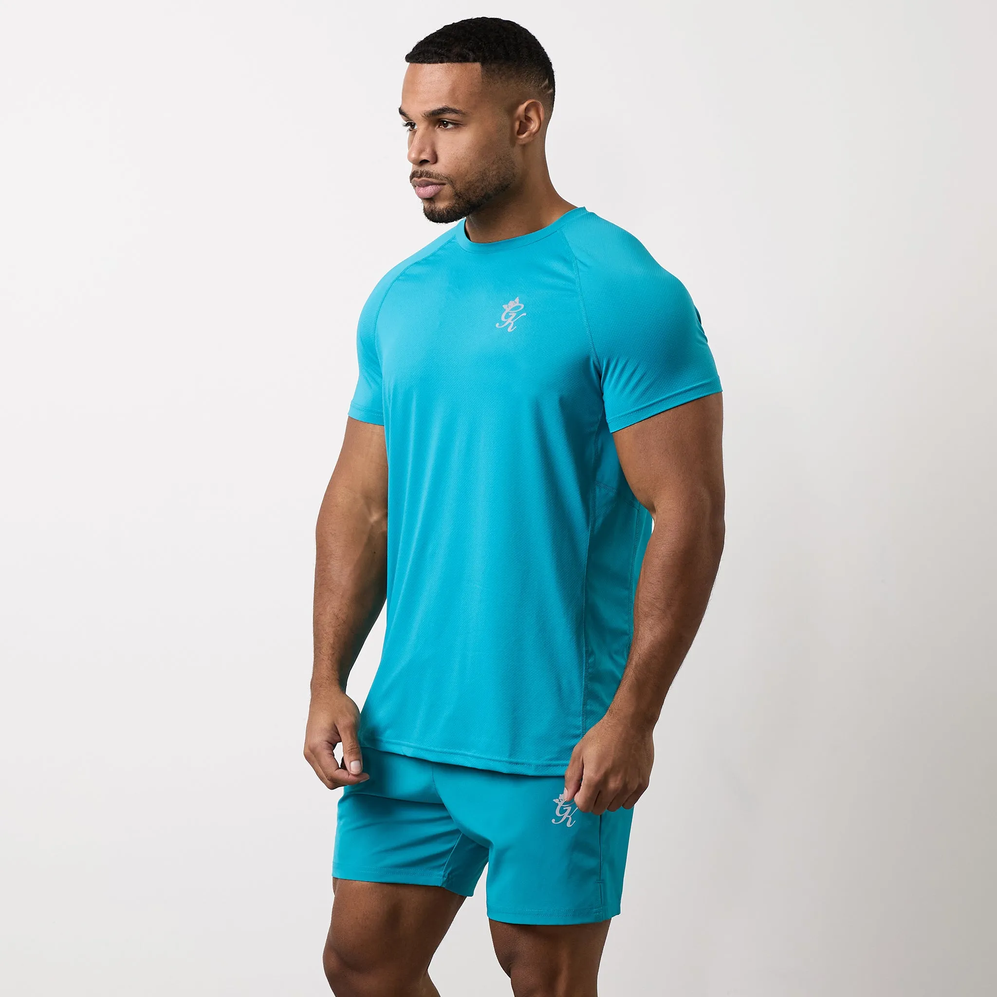 Gym King Energy Tee - Ocean Teal sold by The Gym King product image thumbnail 2