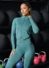 Gym King Sculpt Seamless Full Zip - Dusky Fern sold by The Gym King