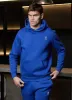 Gym King Emblem Fleece Hood Tracksuit - Royal Blue sold by The Gym King