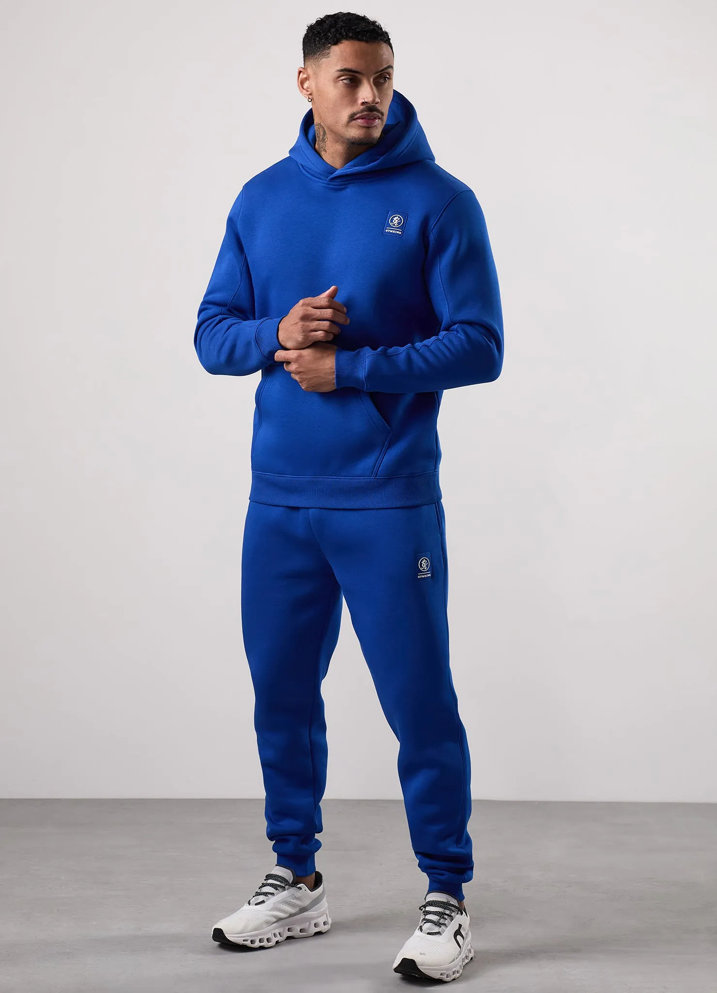 Gym King Emblem Fleece Hood Tracksuit - Royal Blue sold by The Gym King product image thumbnail 5