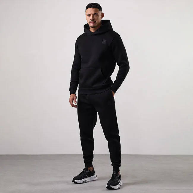 Gym King Emblem Fleece Hood Tracksuit - Black sold by The Gym King product image thumbnail 2