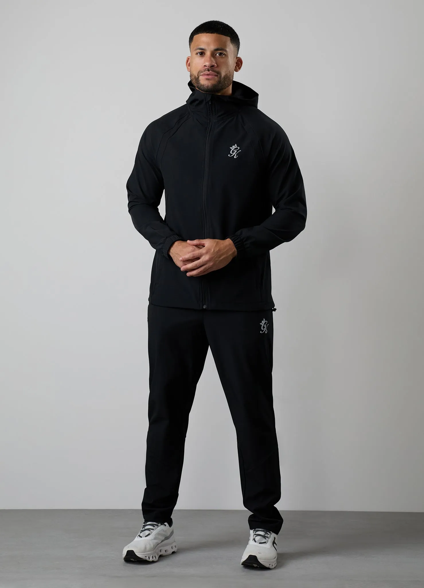 Gym King Flex 2.0 Full Zip Hood Tracksuit - Black sold by The Gym King product image thumbnail 5