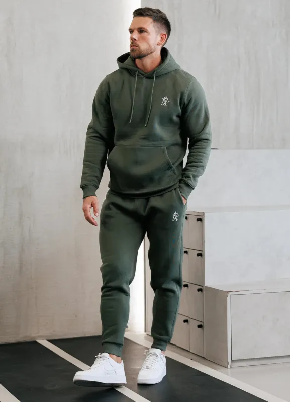 Gym King Fundamental Fleece Hood Tracksuit - Deep Olive sold by The Gym King