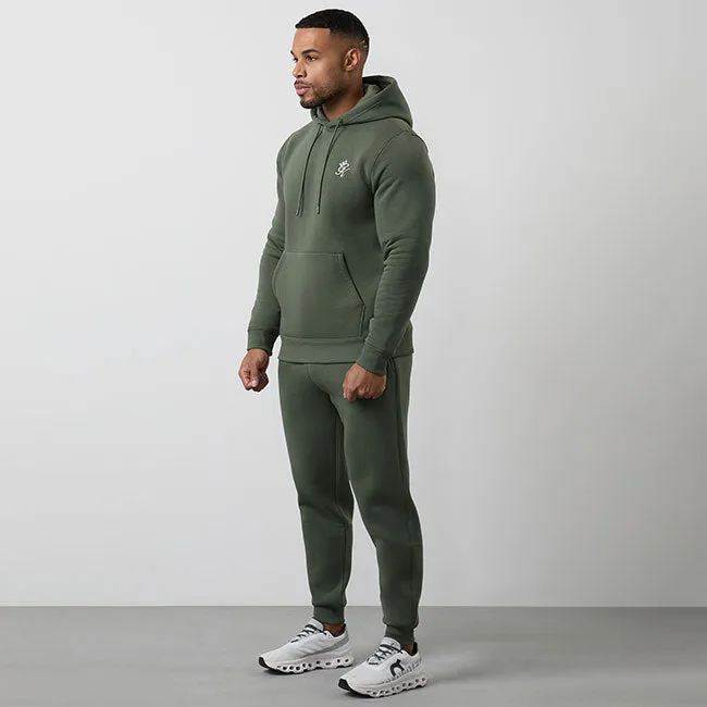 Gym King Fundamental Fleece Hood Tracksuit - Deep Olive sold by The Gym King product image thumbnail 2